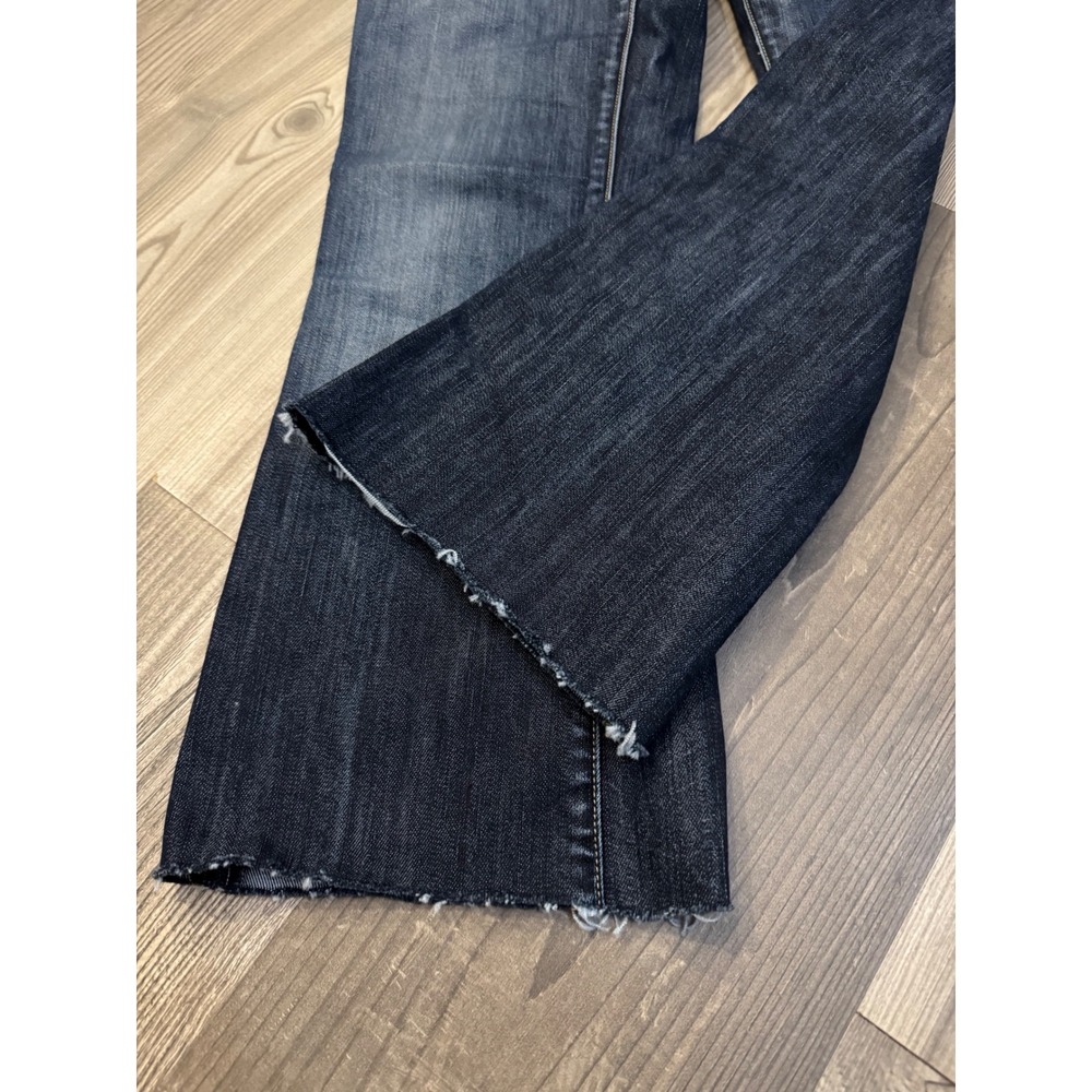 Paige Premium Denim Hidden Hills High Rise Bootcut Jeans Dark Wash Size 28 - Picture 2 of 12